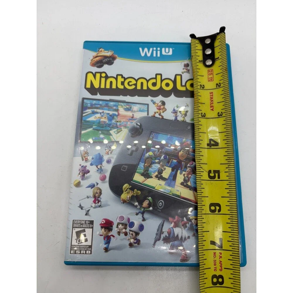Nintendo Land Wii U Authentic Game Disc Manual Excellent Condition